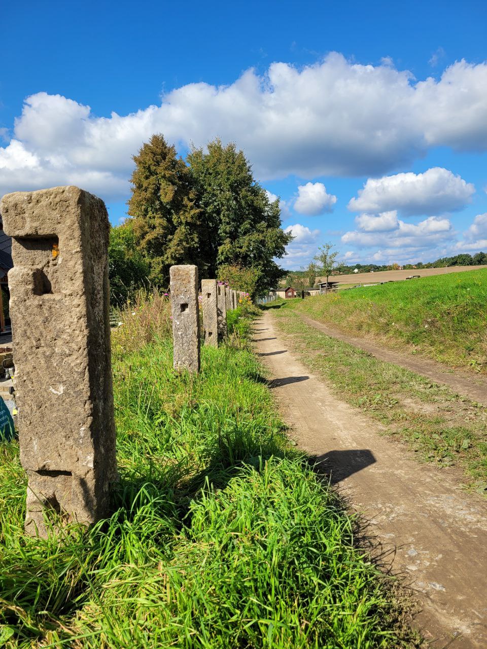 Historische Sandsteinsäulen